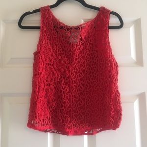 Yoana Baraschi Red/Orange Crop Tank